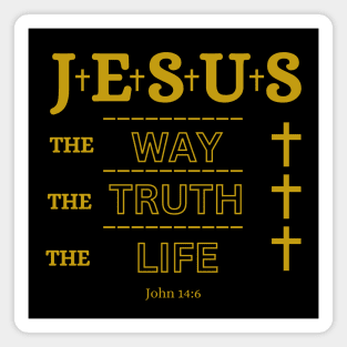 Jesus The Way The Truth The Life Magnet